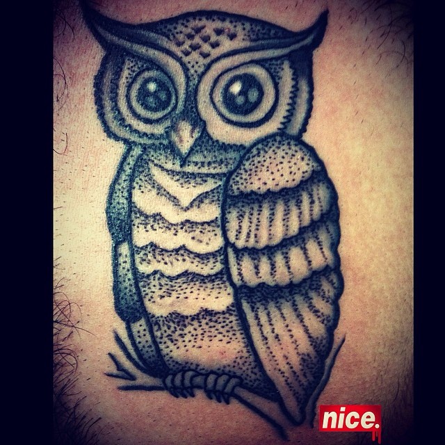 Uglish! #mariatorget#hornsgatan47#tattoo#nice #uggla#owl#dots#nicesthlm#ink tattoos#tatuering #gadd#stockholm  #tattooed#inked#tatts #instatattoo#newtattoo#tats #art #sketch #myart #artwork#blackandgray